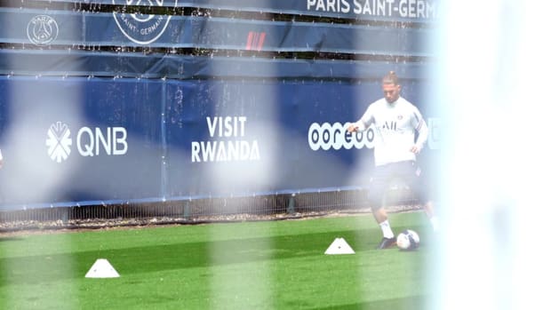 Sergio Ramos back in individual training